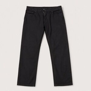 Stone Falcon Black Slim Fit Pants 34/30 Layered Pocket Detail‎ 00014-